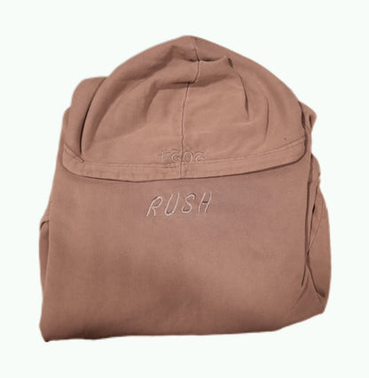 Rush Embroidered Cotton Hoodie