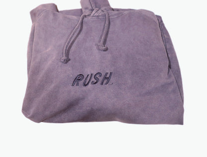 Rush Embroidered Cotton Hoodie